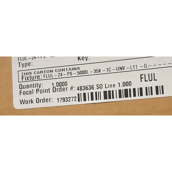 4366 MP FOCAL POINT LIGHTING FLUL-24 LUNA 2X4 LED RECESSED American Made